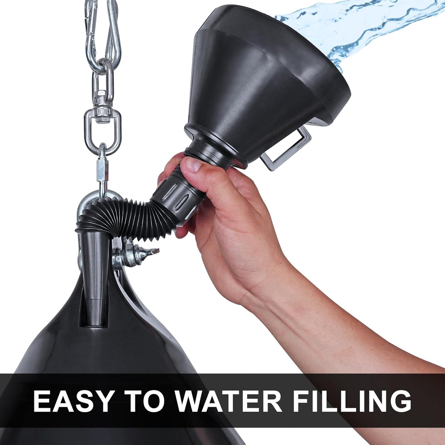 Mytra Fusion Training Bag 18" Tear Drop Punching Bag Water Filled Heavy Bag for Boxing, MMA & Fitness