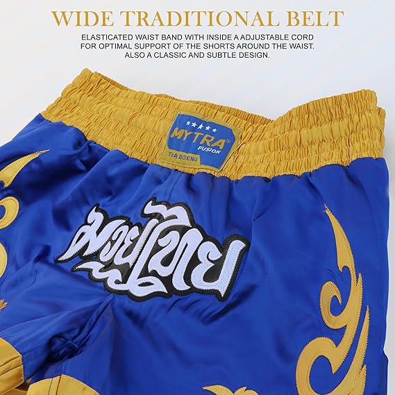 Kids Muay Thai Shorts – Junior Kickboxing Cage Fighting Shorts for MMA Training, Grappling & Martial Arts