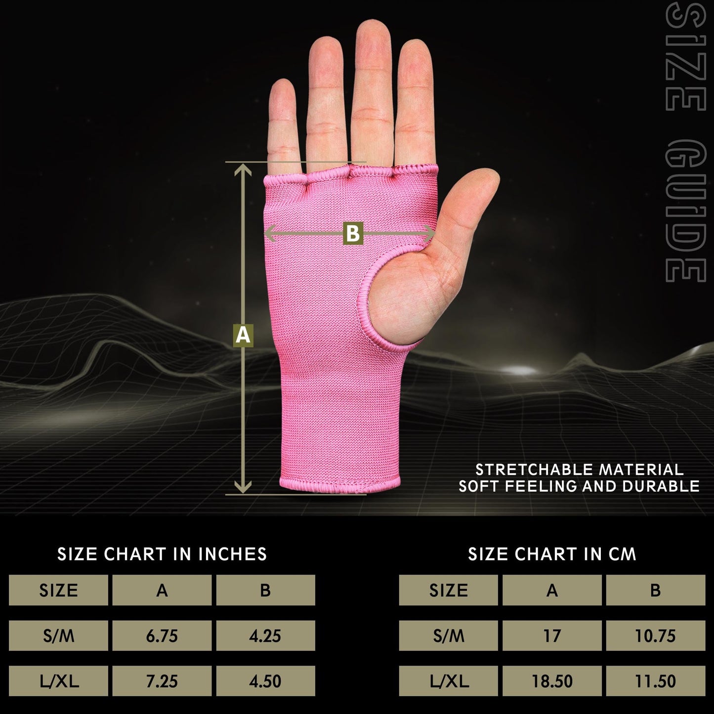 Boxing Inner Gloves - Gel Padded Without Wrist Strap
