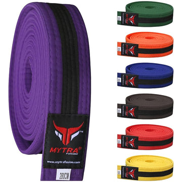 Mytra Fusion Karate Belt Martial Arts Taekwondo Belts Multiple Colors Karate Belts