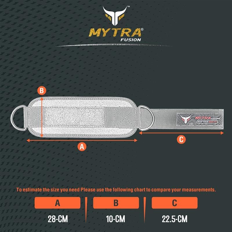 Sangle de cheville Double D – Manchette rembourrée et ajustable pour exercices fessiers, jambes et machines à câbles