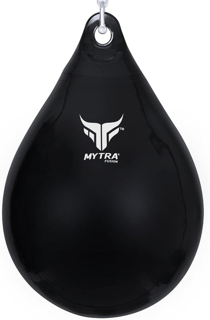 Mytra Fusion Training Bag 18" Tear Drop Punching Bag Water Filled Heavy Bag for Boxing, MMA & Fitness