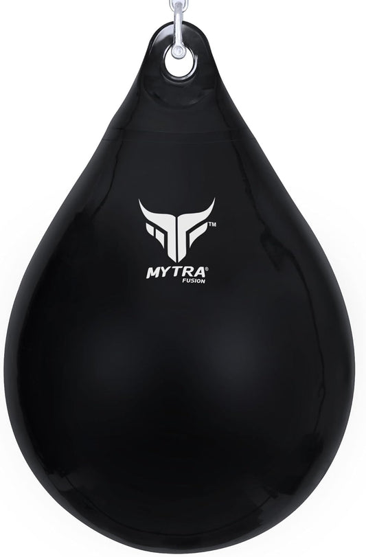 Mytra Fusion Training Bag 18" Tear Drop Punching Bag Water Filled Heavy Bag for Boxing, MMA & Fitness