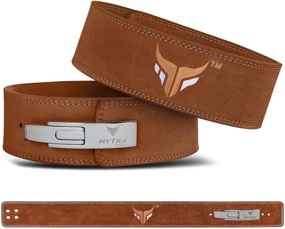 Ceinture d'haltérophilie en cuir véritable, 10 cm de large et 10 mm d'épaisseur, pour l'haltérophilie