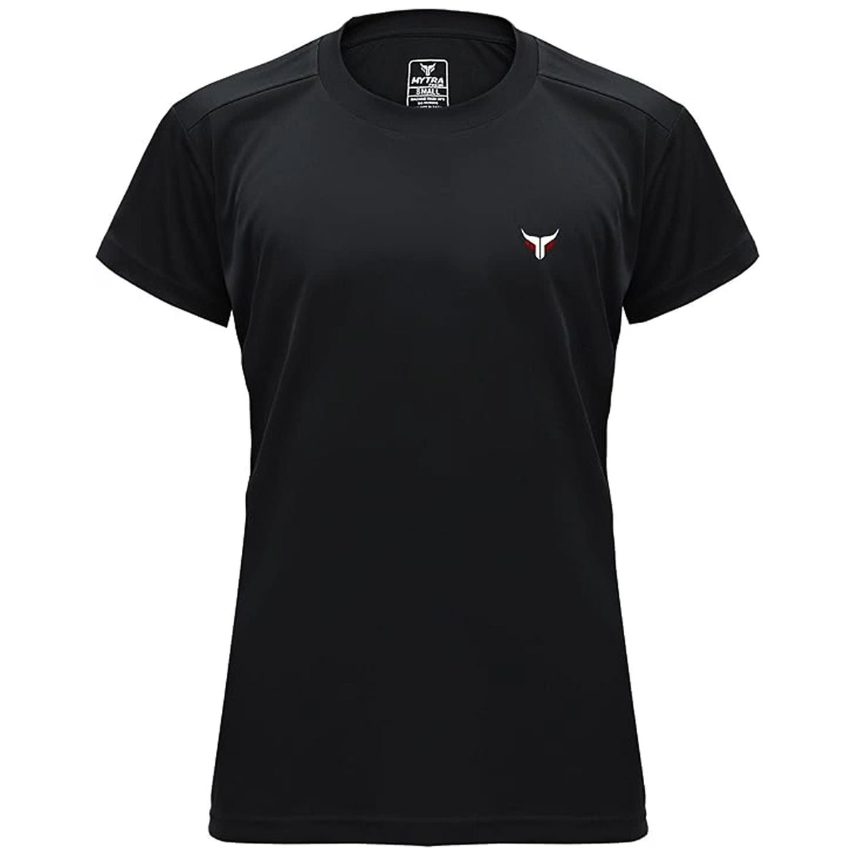 T-shirt de sport noir léger et respirant