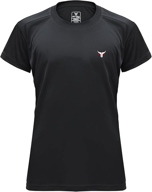 Gym T-Shirt - Lightweight & Breathable Black Workout Shirt