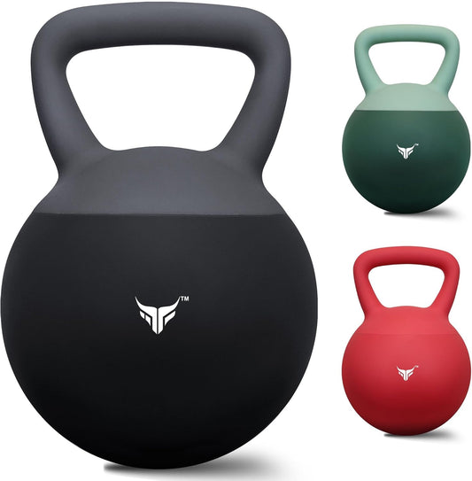 Adjustable Kettlebell with Water, Sand & Iron Sand Filling – PVC Coated Weighted Kettle Bell for Strength Training, Fat Burning, Home Gym & Full Body Workout – Custom Weight 1–30 KG
