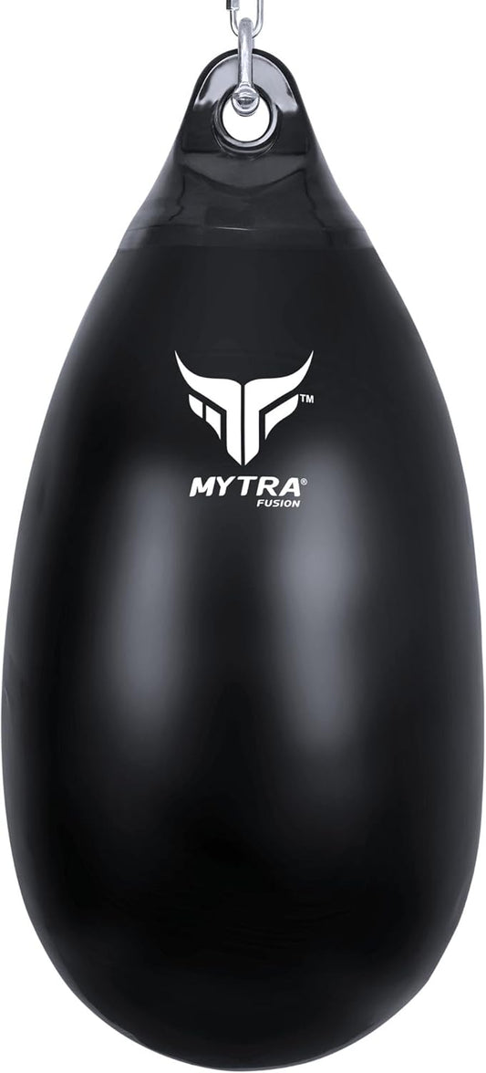 Mytra Fusion Water Punching Bag Regular Size Heavy Duty Hanging Boxing Bag for Training, Kickboxing, MMA, Muay Thai Durable Water Filled Punch Bag with Easy Setup