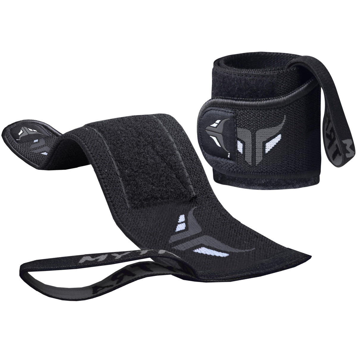 Mytra Fusion Wrist Wraps Heavy-Duty Wrist Support with Thumb Loop for Gym, Weightlifting & Powerlifting (1 Pair)