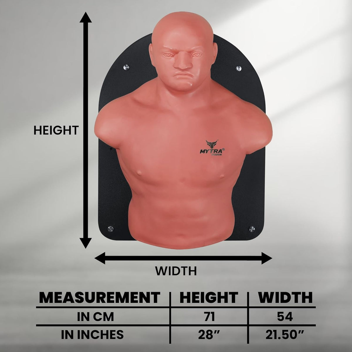 Mannequin mural Big Punching Torso sac mortuaire de l'adversaire Piédestal Boxe Arts martiaux