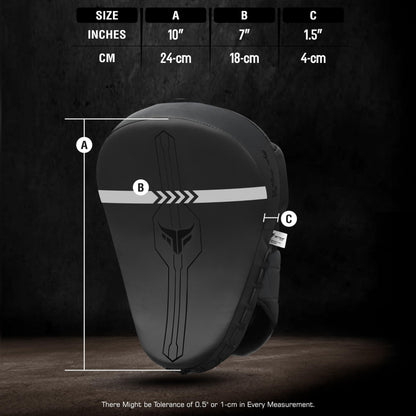 Boxing Focus Pads - Curved Martial Art focus pads