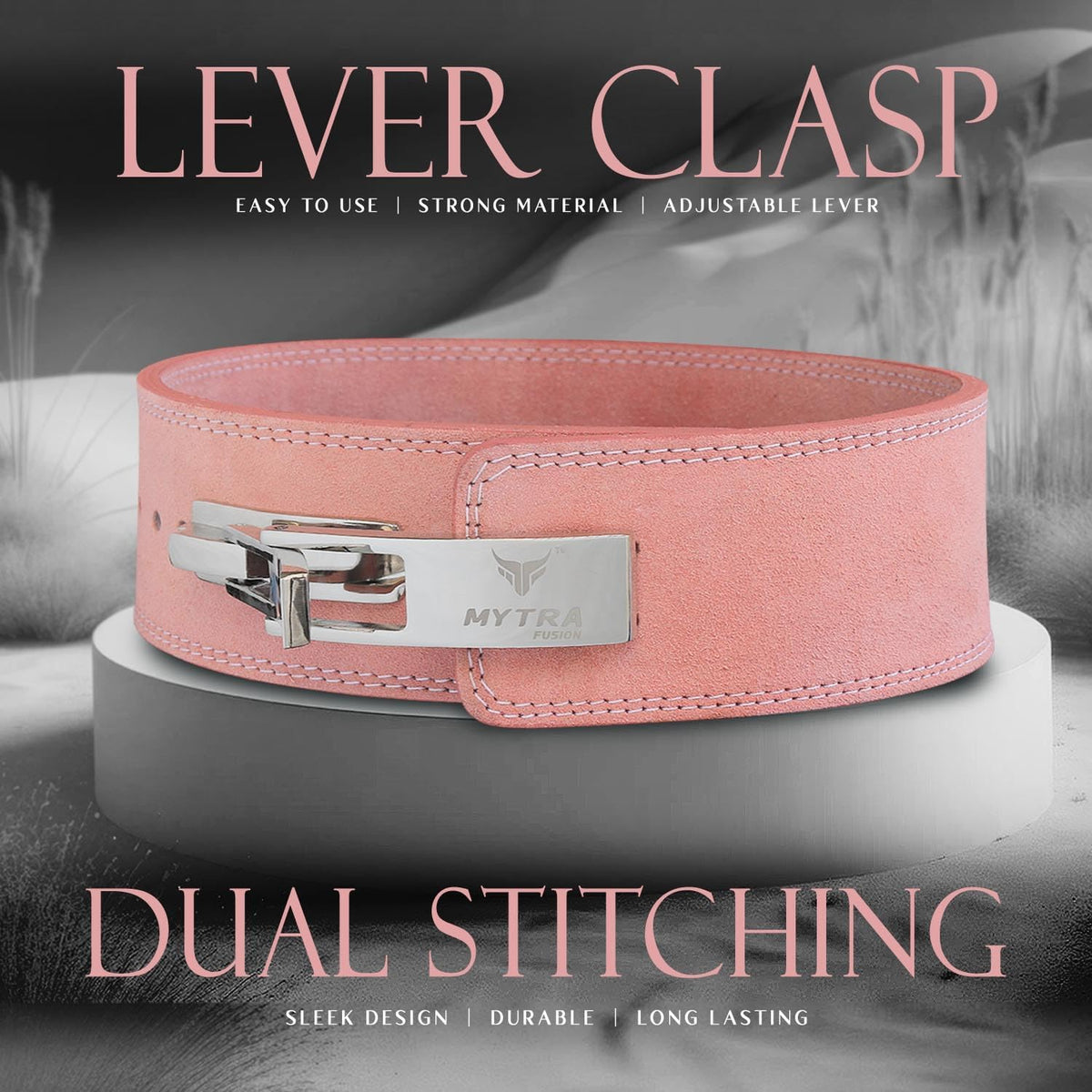 Ceinture d'haltérophilie en cuir véritable, 10 cm de large et 10 mm d'épaisseur, pour l'haltérophilie