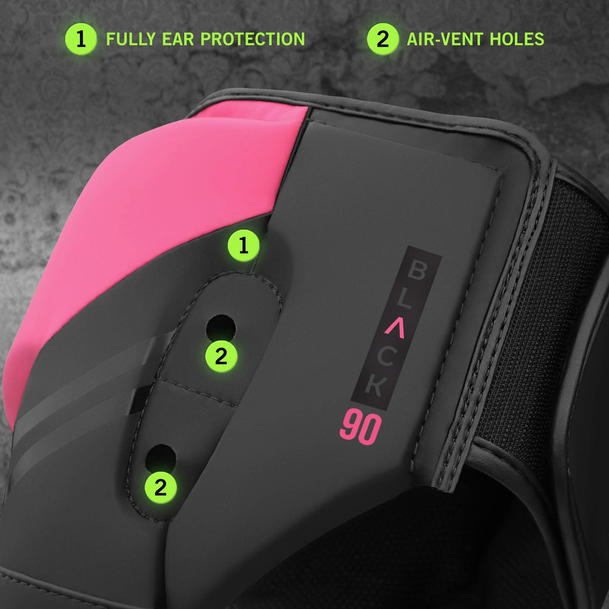 Casque de protection noir 90 - Casque absorbant les chocs