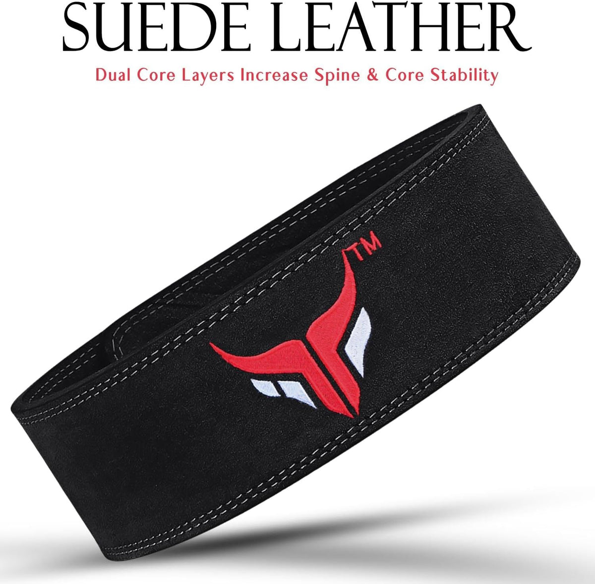 Ceinture d'haltérophilie en cuir véritable, 10 cm de large et 10 mm d'épaisseur, pour l'haltérophilie