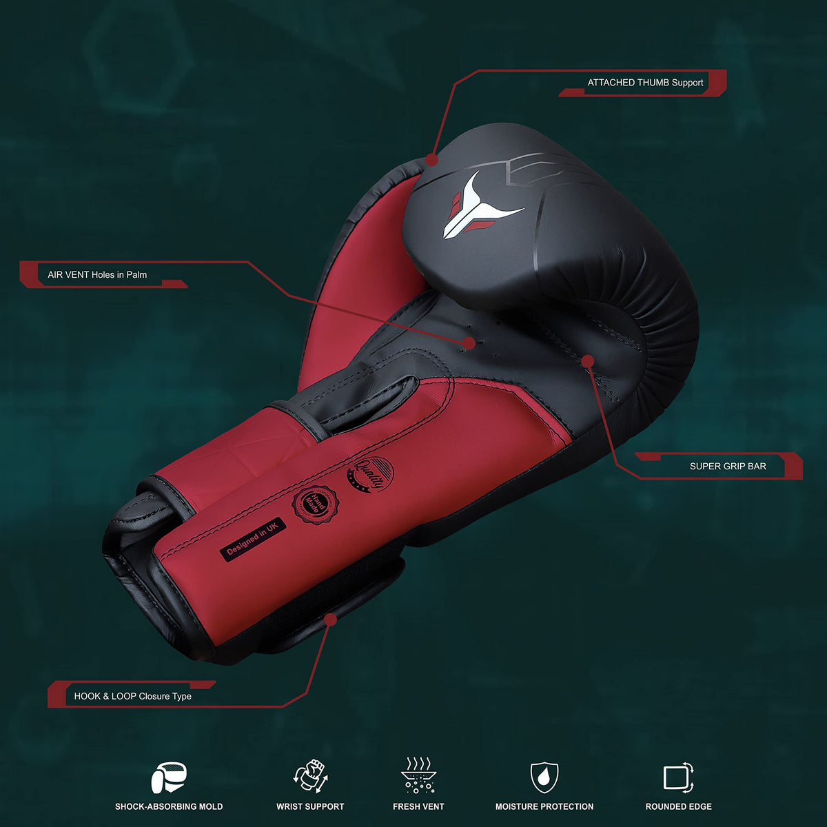 Mytra Fusion Boxing Gloves BS-22 – Sparring Gloves With Free Wraps