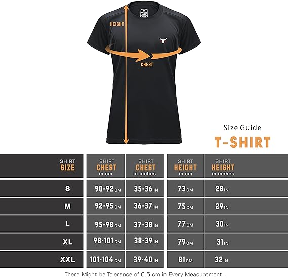 T-shirt de sport noir léger et respirant