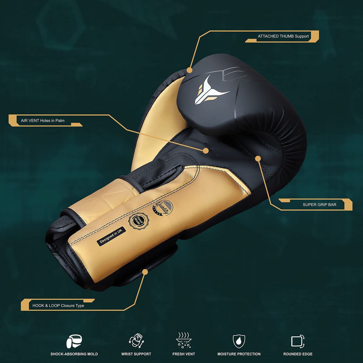 Mytra Fusion Boxing Gloves BS-22 – Sparring Gloves With Free Wraps