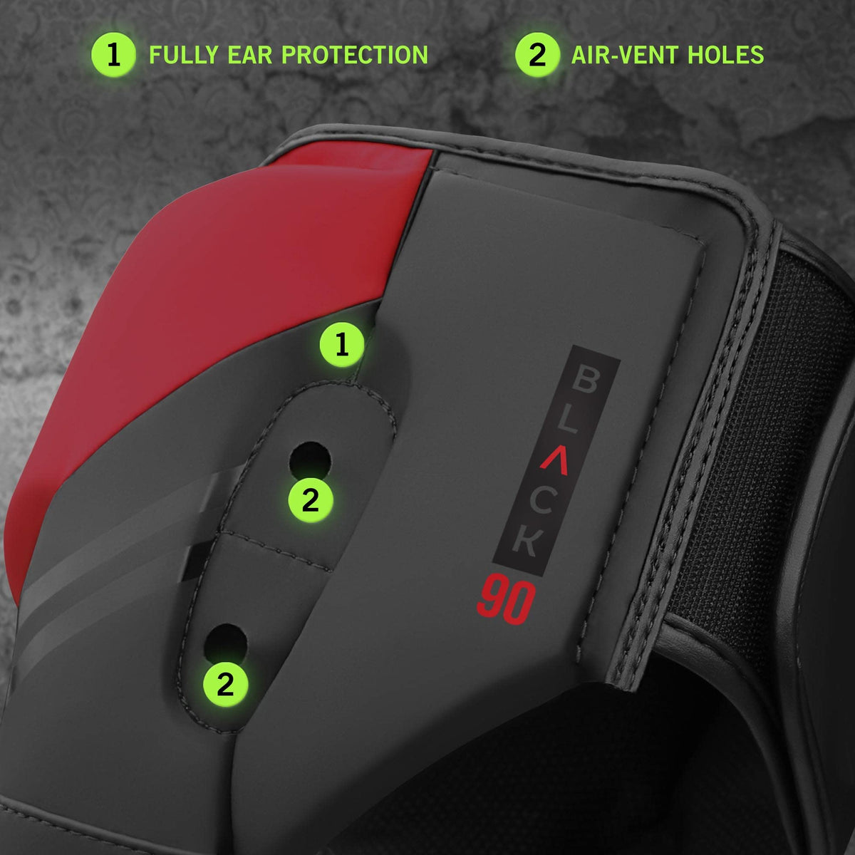 Casque de protection noir 90 - Casque absorbant les chocs