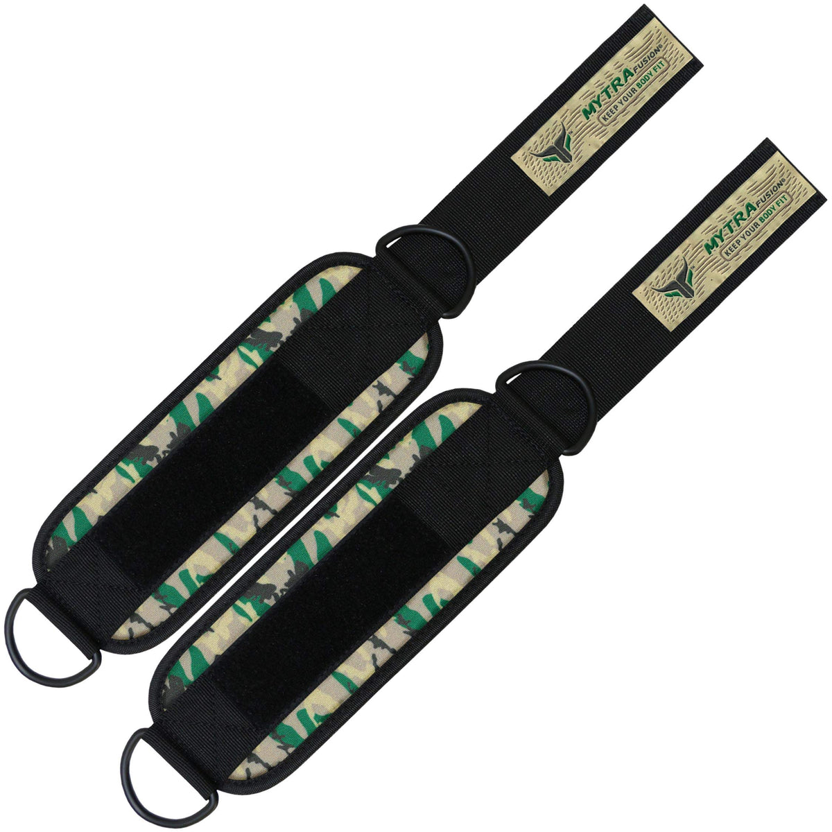 Sangle de cheville Double D – Manchette rembourrée et ajustable pour exercices fessiers, jambes et machines à câbles