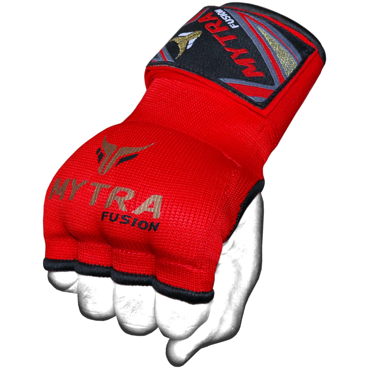 Mytra Fusion Boxing Inner Gloves - Gel Padded with Wrist Strap (Adult Size)