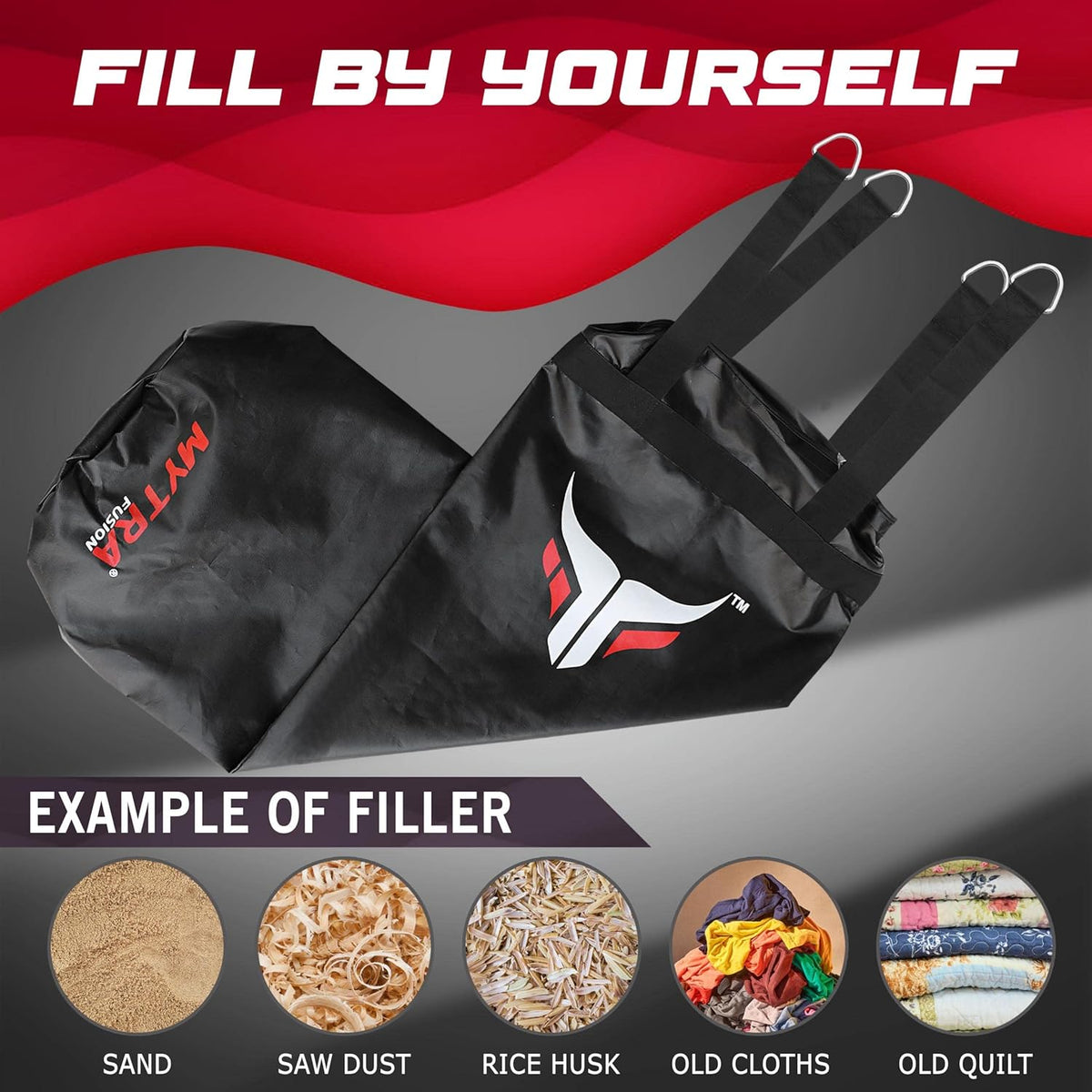Sac de frappe de boxe - Sac de frappe vide 4 pieds et 5 pieds