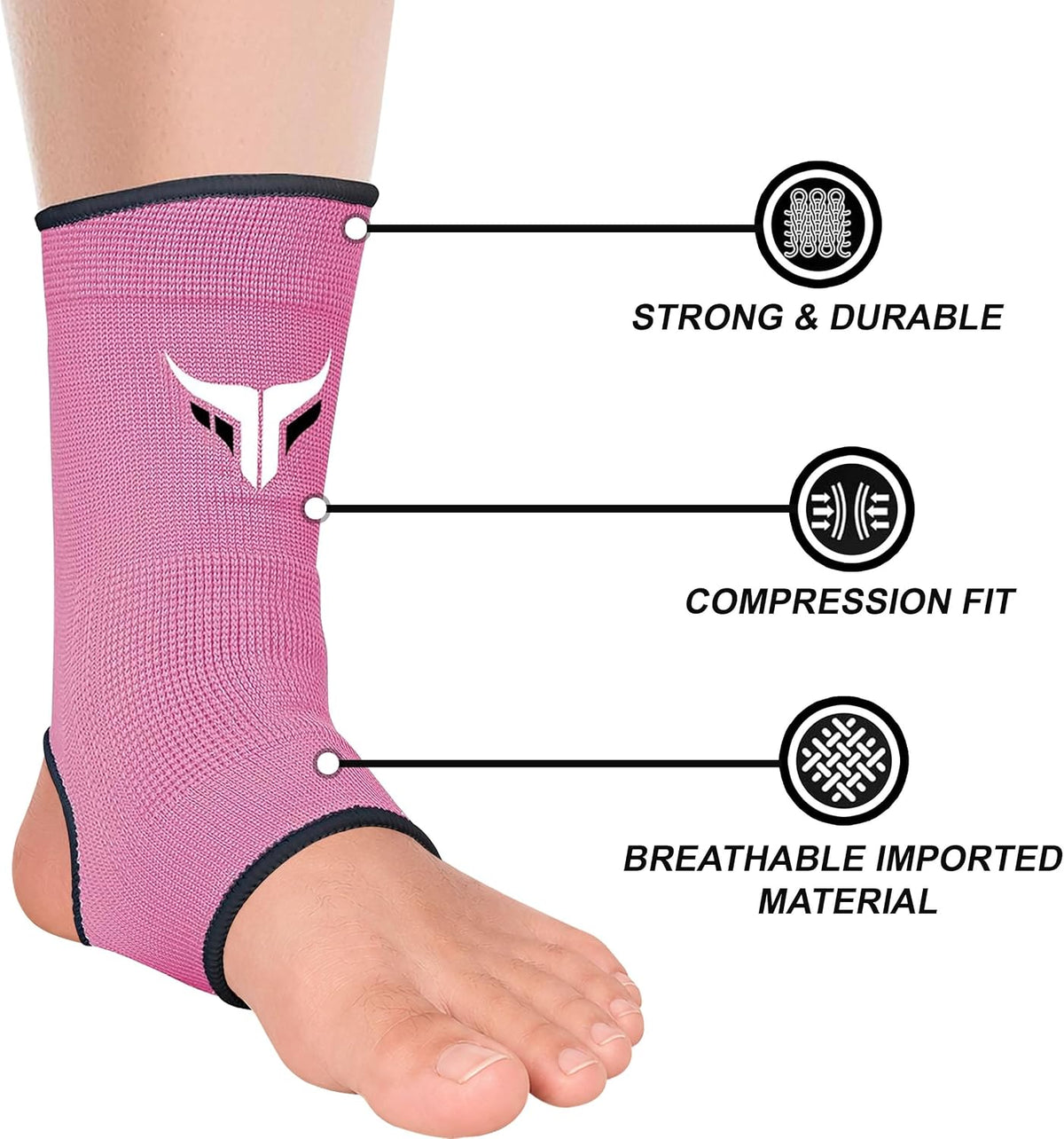 Chevillère élastique pour le kickboxing et le soulagement de la douleur