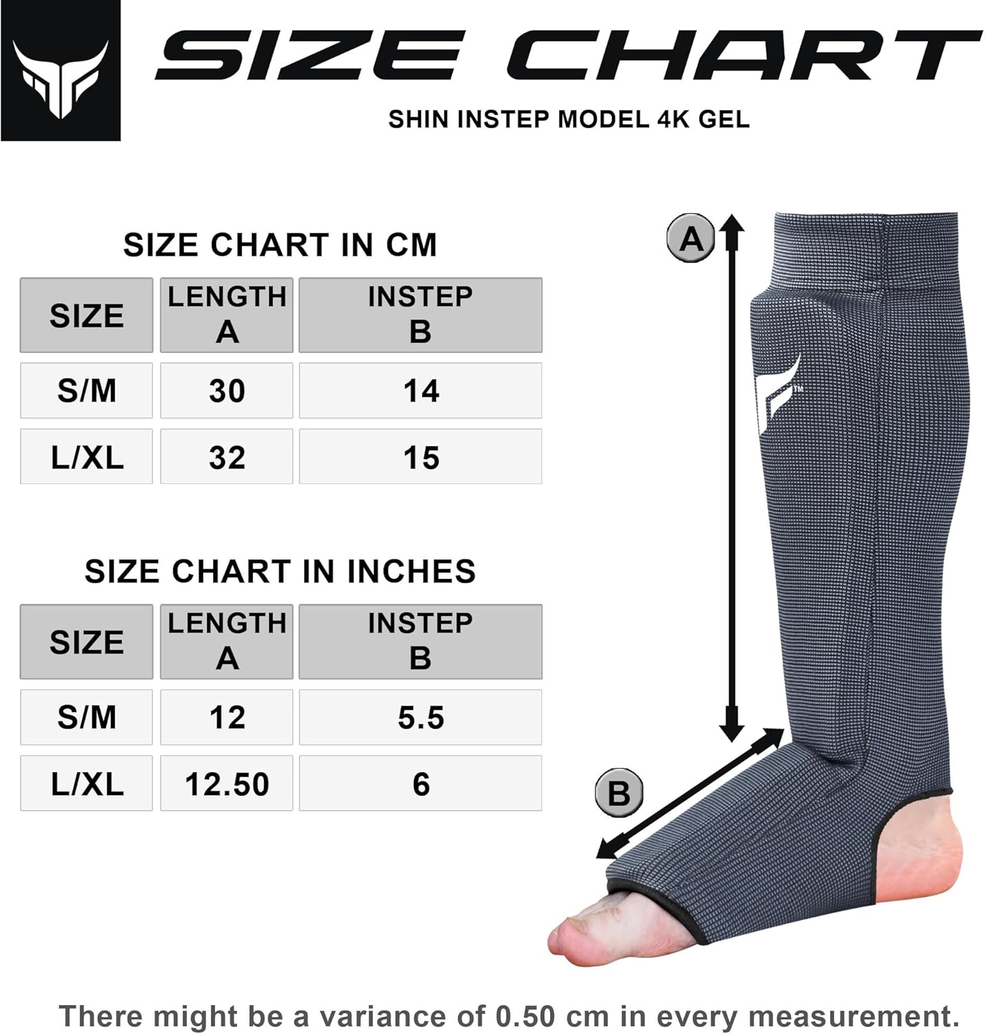 Mytra Fusion Kickboxing Shin Guards Lightweight Shin Instep Guard Stretchable Polyester Fabric Padded Training Shin Guards Muay Thai, MMA, Martial Arts Shin Guards for Men & Women