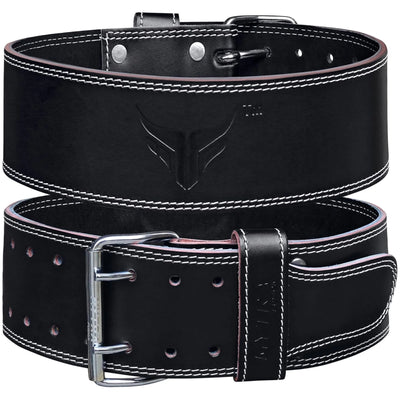 Ceinture de gymnastique - Ceinture d'haltérophilie en cuir véritable