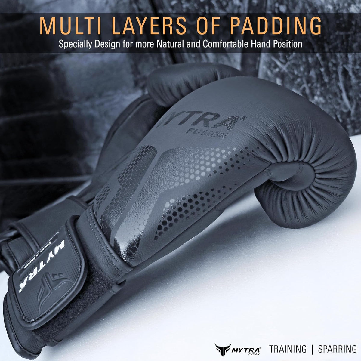Gants de boxe en cuir MB-A4