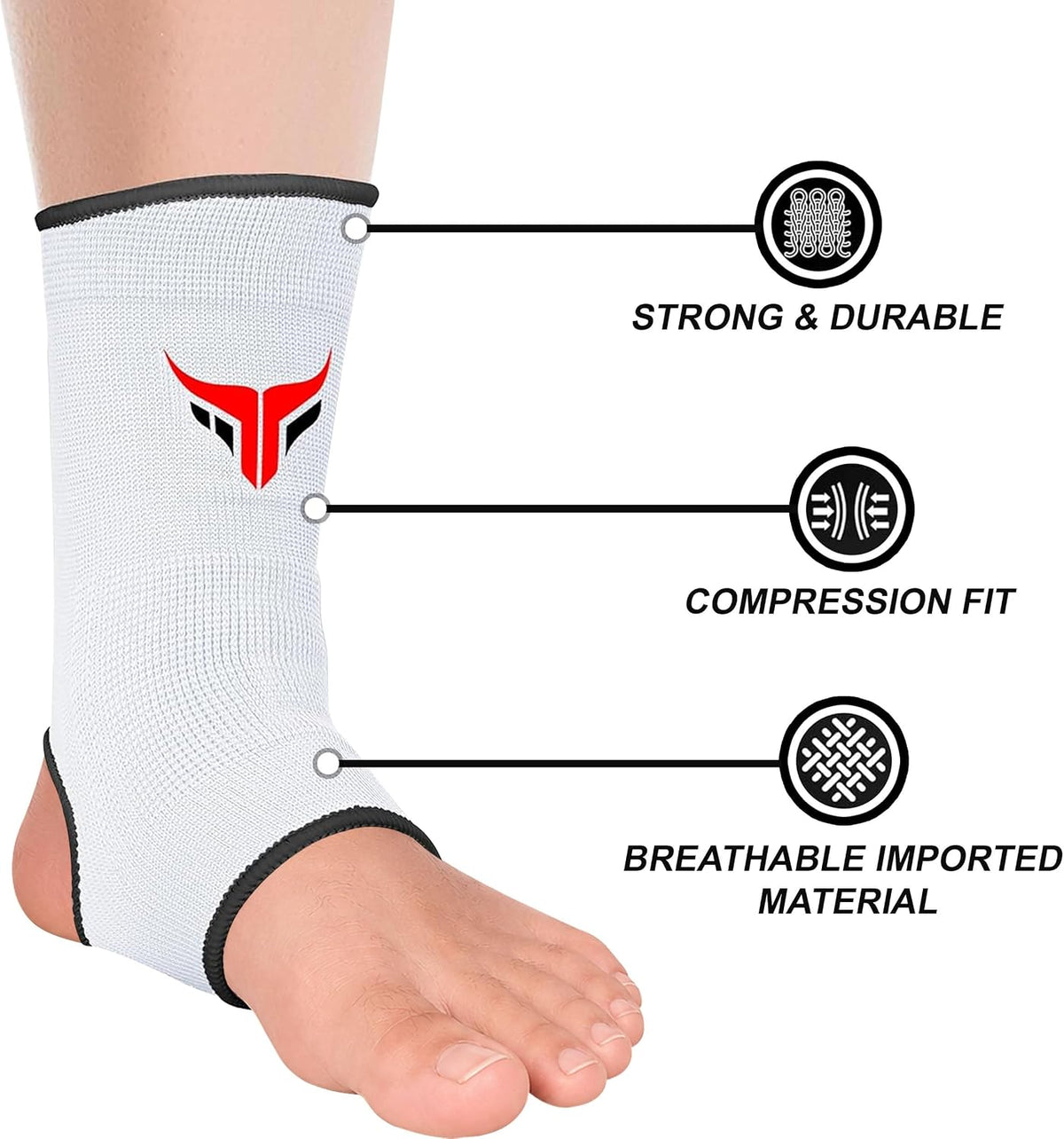 Chevillère élastique pour le kickboxing et le soulagement de la douleur
