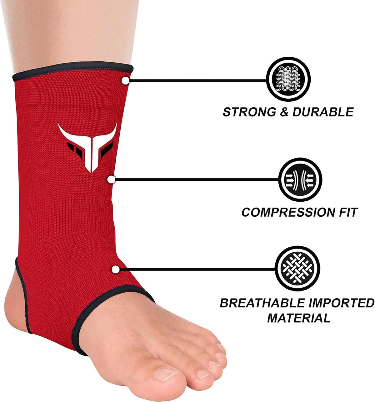 Chevillère élastique pour le kickboxing et le soulagement de la douleur