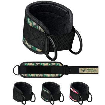 Double D Ankle Strap – Padded Adjustable Cuff for Glutes, Legs & Cable Machine Workouts