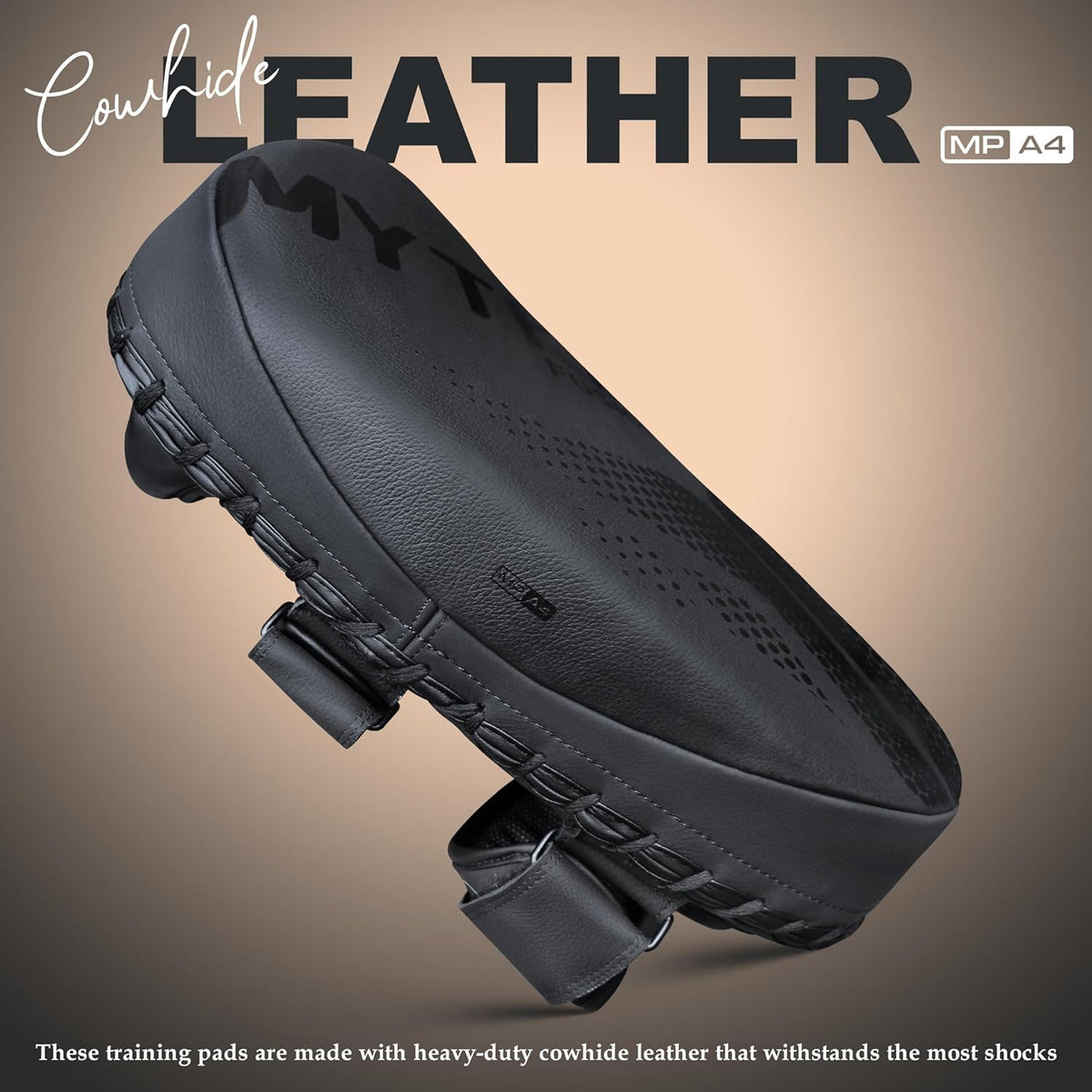 Mytra Fusion MP-A4 Thai Pad - Leather Curved Training Pad x 1