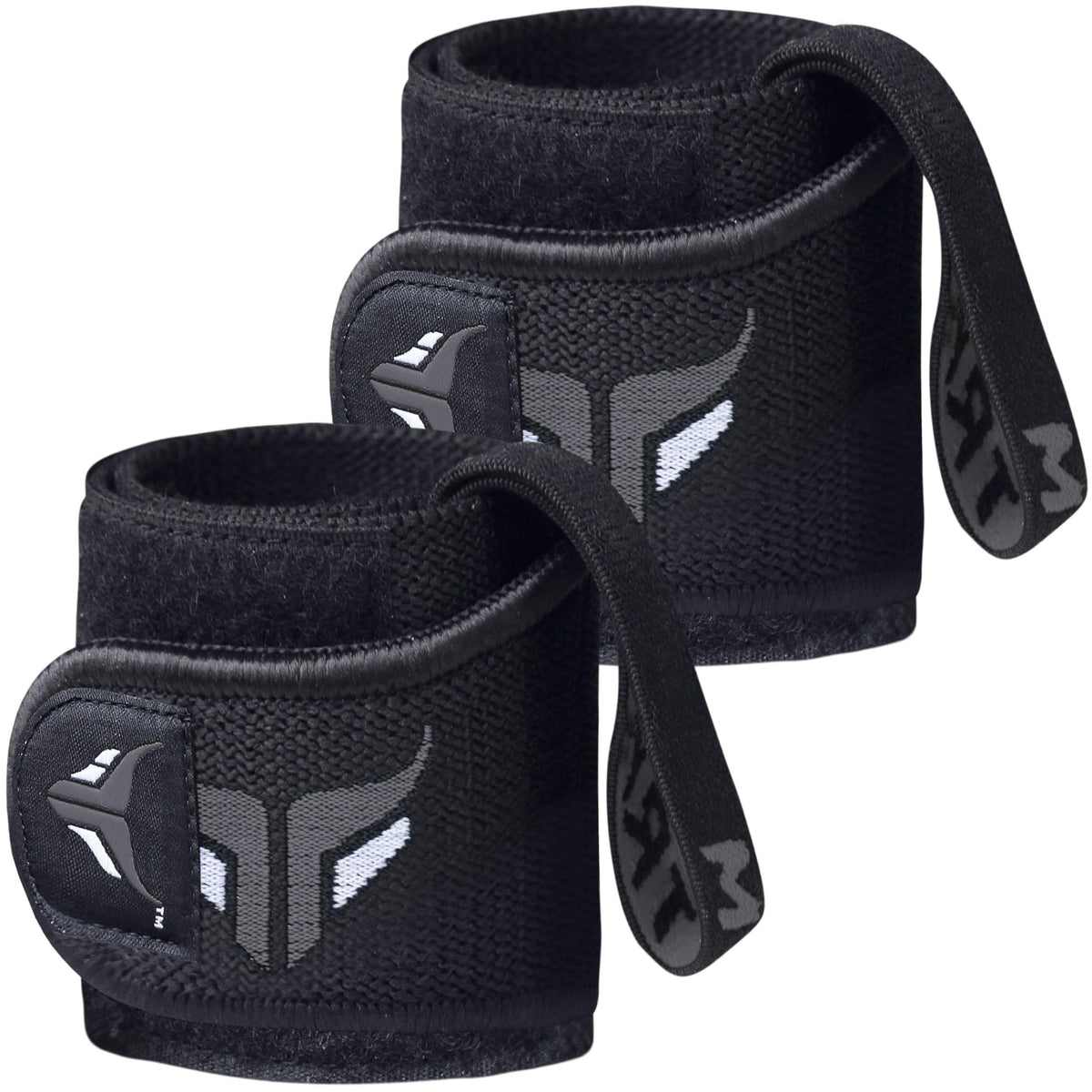 Mytra Fusion Wrist Wraps Heavy-Duty Wrist Support with Thumb Loop for Gym, Weightlifting & Powerlifting (1 Pair)