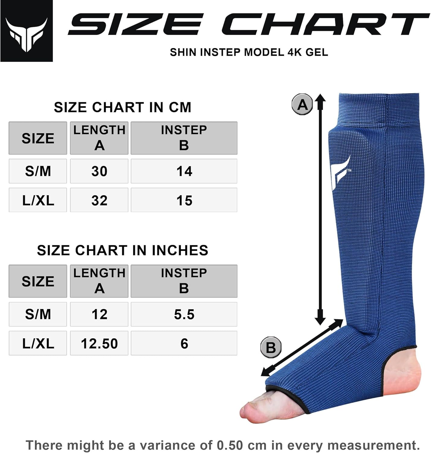 Mytra Fusion Kickboxing Shin Guards Lightweight Shin Instep Guard Stretchable Polyester Fabric Padded Training Shin Guards Muay Thai, MMA, Martial Arts Shin Guards for Men & Women