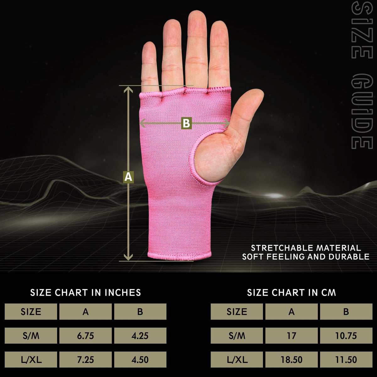 Sous-gants de boxe - Rembourrés en gel sans dragonne