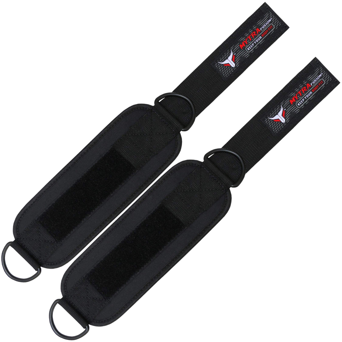 Sangle de cheville Double D – Manchette rembourrée et ajustable pour exercices fessiers, jambes et machines à câbles