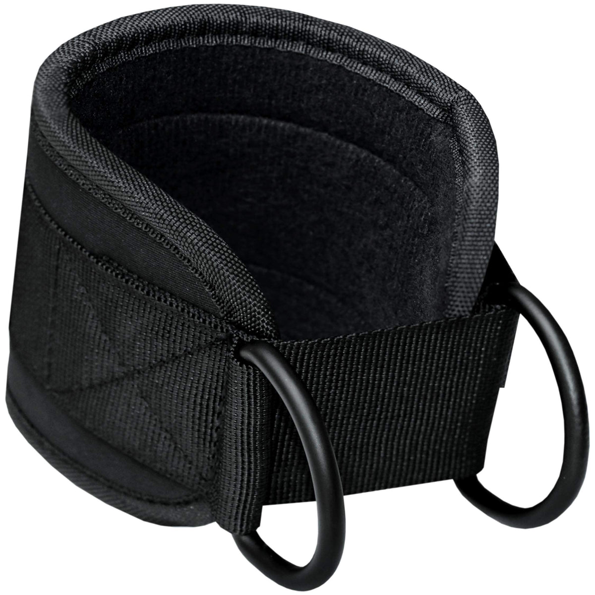 Sangle de cheville Double D – Manchette rembourrée et ajustable pour exercices fessiers, jambes et machines à câbles