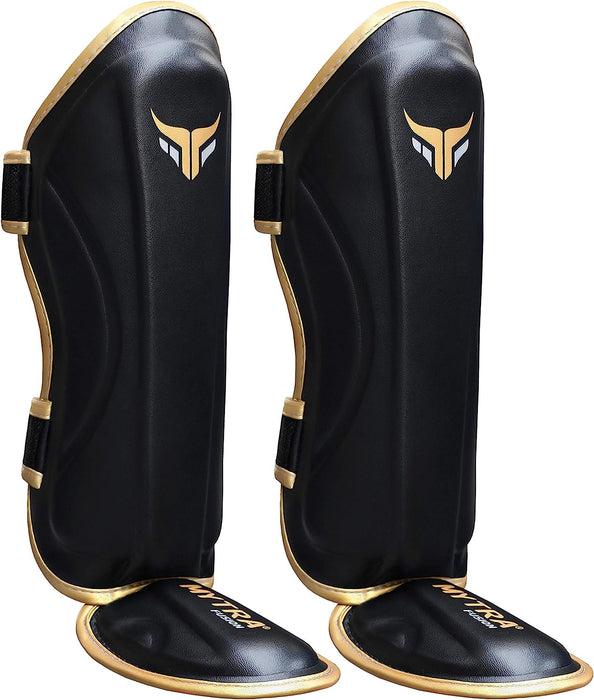 Mytra Kids Shin Guards Shin Pads Shin Protector for Boxing MMA Muay Thai Martial Arts Kickboxing Workout Training Protection