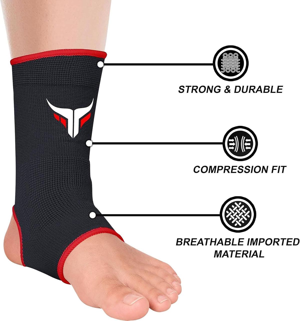Chevillère élastique pour le kickboxing et le soulagement de la douleur