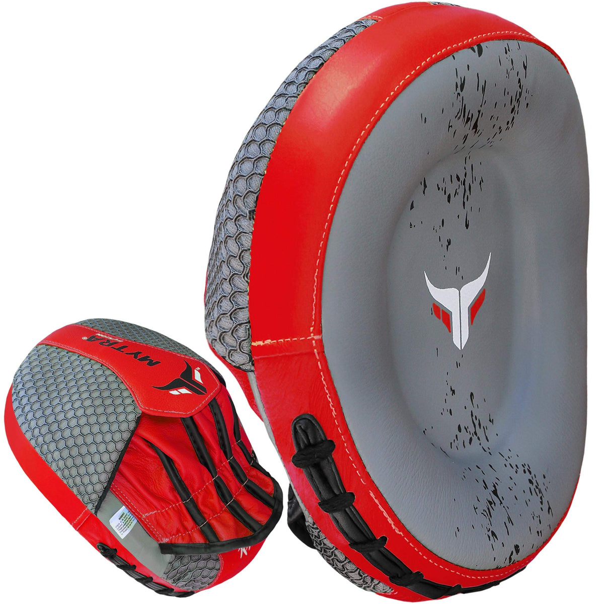 Mitaines de mise au point, coussinets de mise au point pour l'entraînement de boxe, de frappe et de kickboxing, cuir véritable 