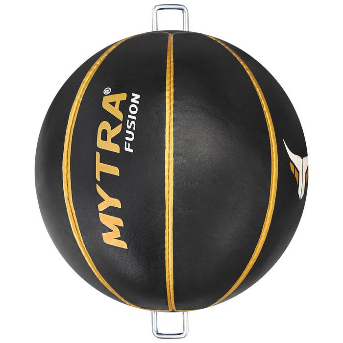 Mytra Fusion Double end Speed Ball - Real Leather speed bag MMA Training Punching Boxing Speed Ball