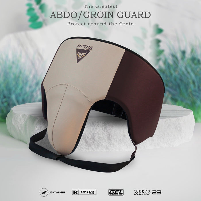 Mytra Fusion Groin Guard Boxing Groin Guard for MMA, Muay Thai, Kickboxing and Martial Arts Abdominal Protector for Training, Sparring, Grappling, Taekwondo and Fighting