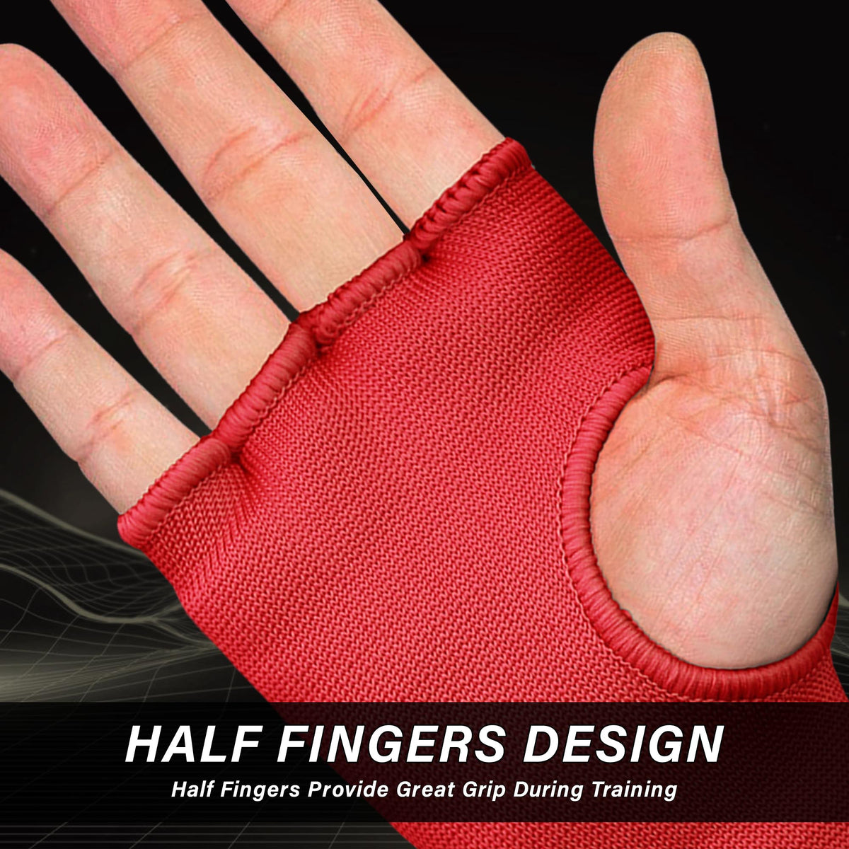 Sous-gants de boxe - Rembourrés en gel sans dragonne
