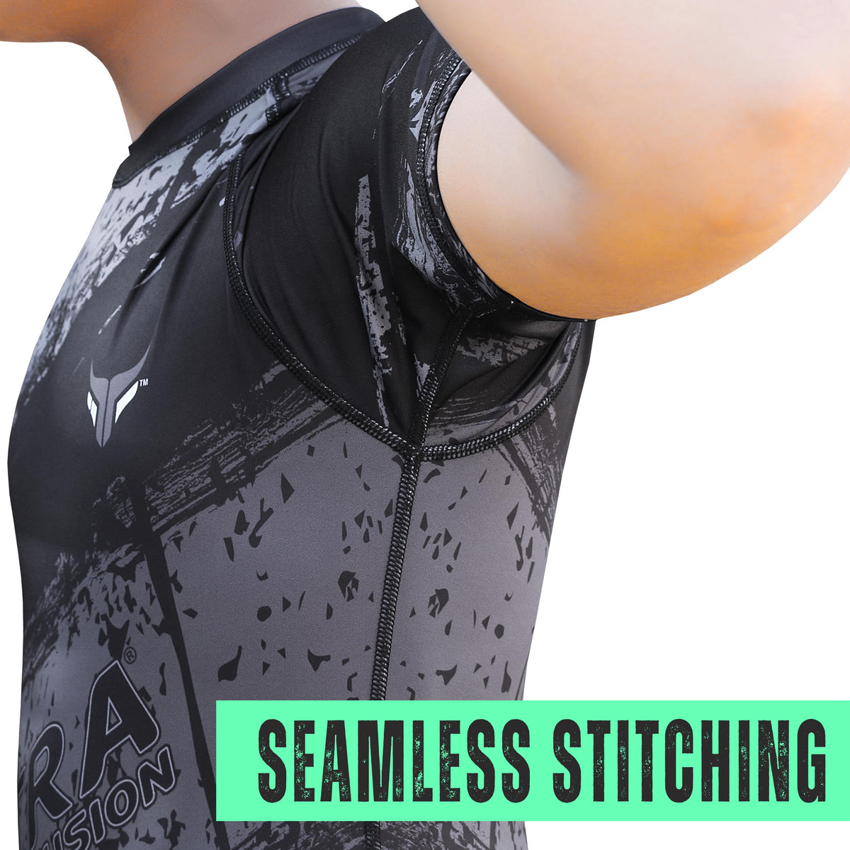 Haut de compression anti-éruption cutanée - BJJ, MMA, boxe