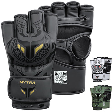 MMA Gloves for Men & Women – Open Palm Grappling & Sparring Gloves