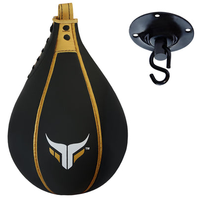 Ballon de vitesse en cuir - Entraînement des réflexes et de la vitesse