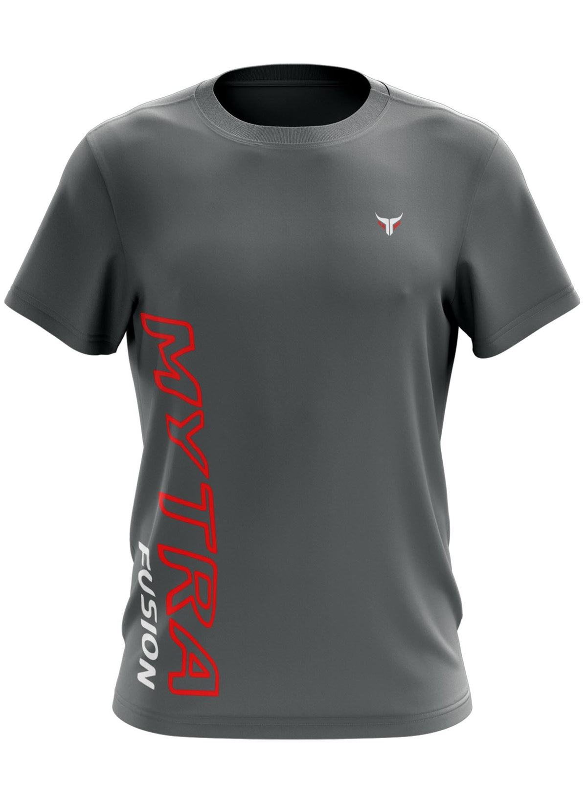  Gym t-shirt mytra fusion grey color front