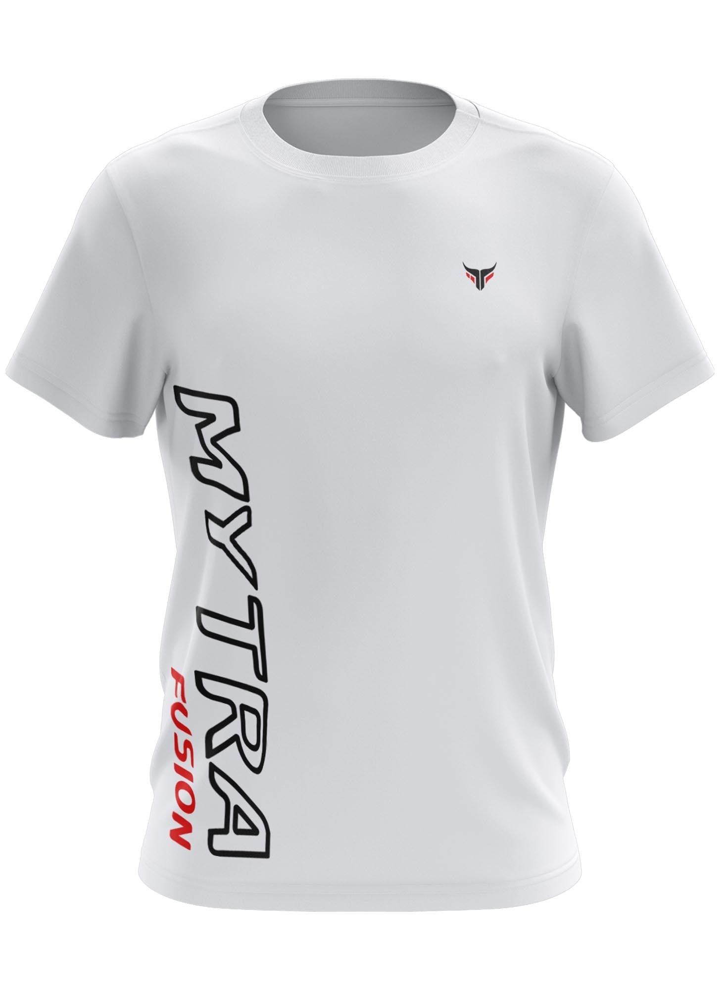  Gym t-shirt mytra fusion white color front