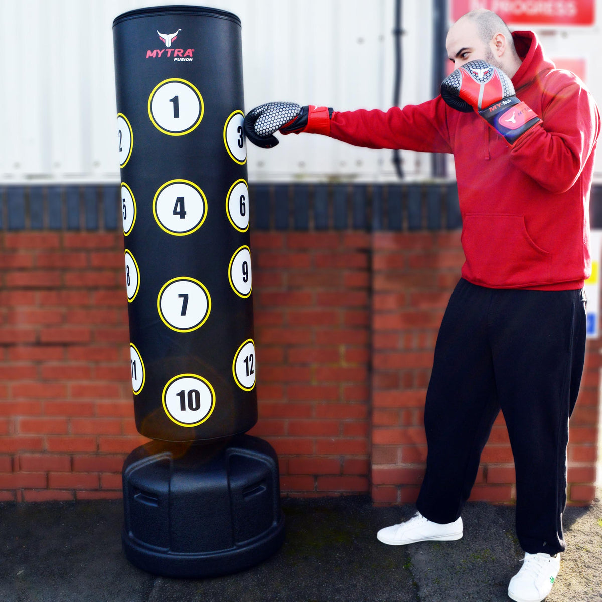 Mytra Fusion Free Standing Punching Bag - Target Design Punch Bag